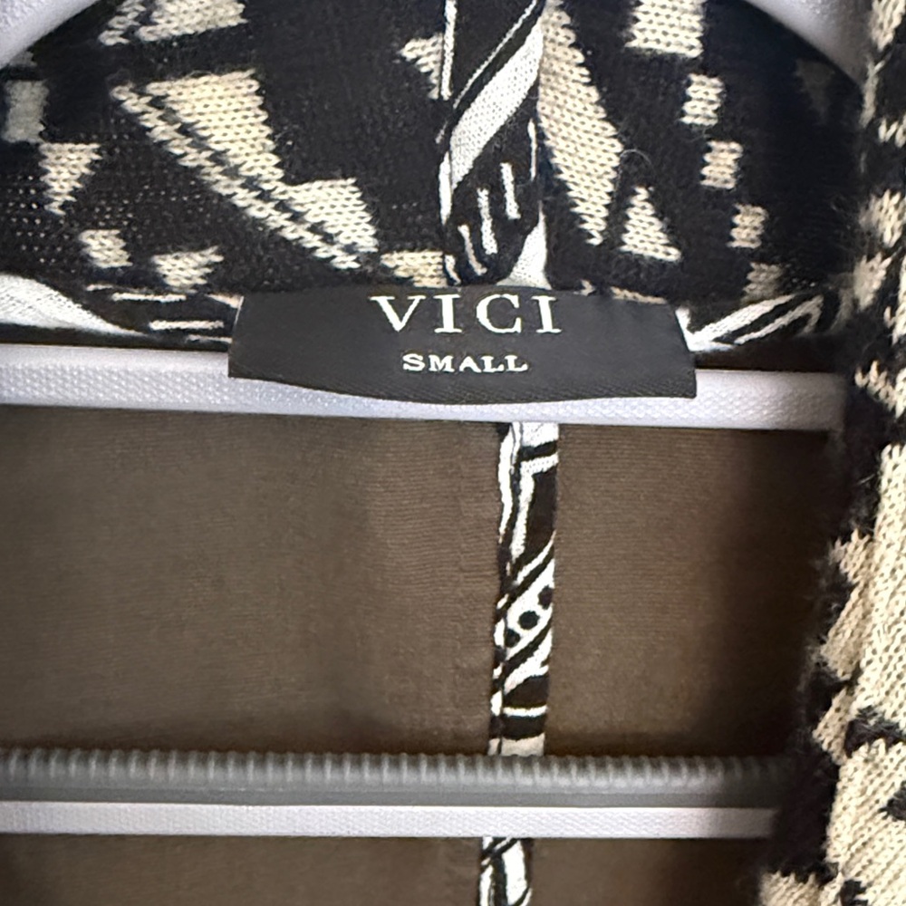 Vici Olive and Black Patterned Utility Jacket - image 2